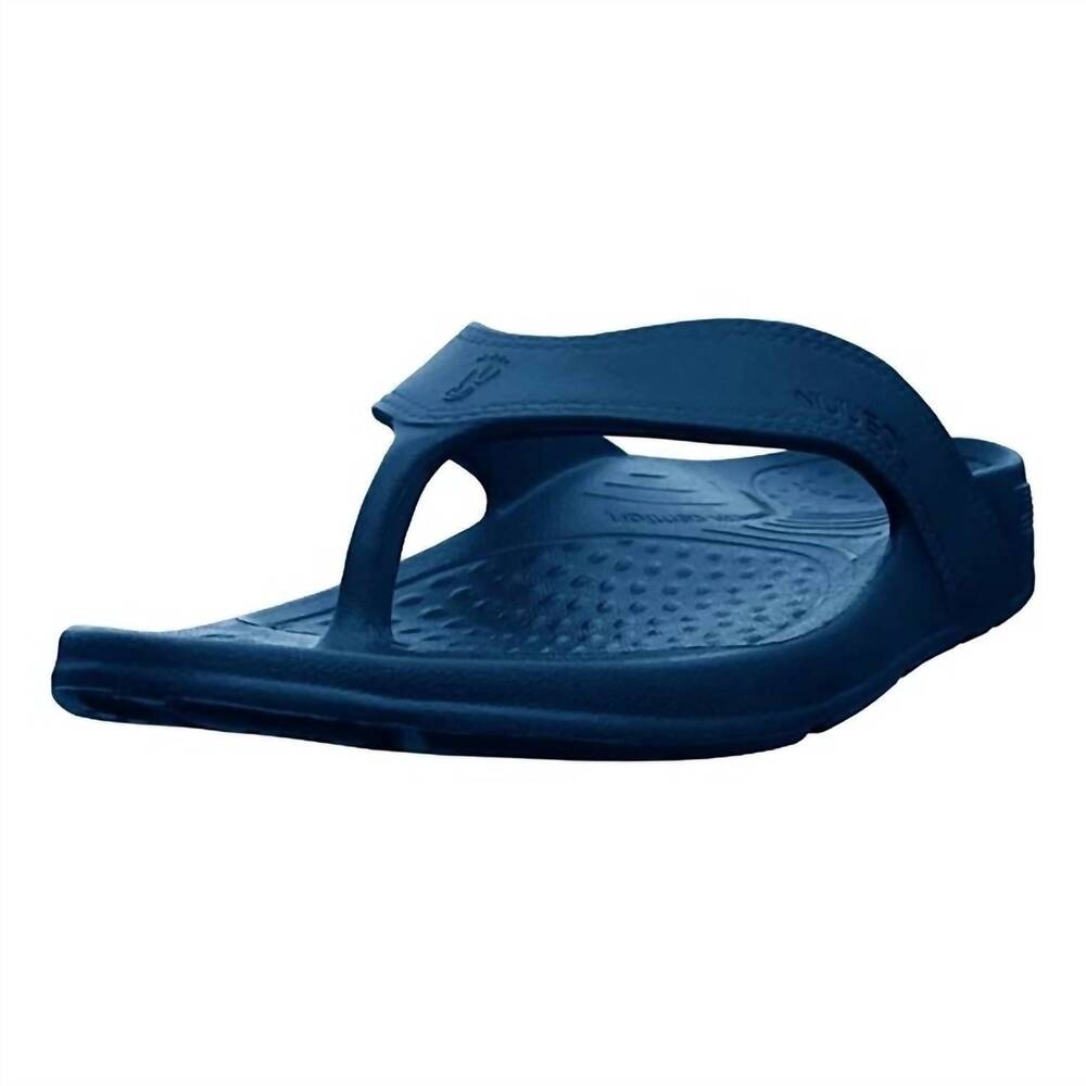 NEW NUUSOL men's cascade flip flop sandals in deep lake